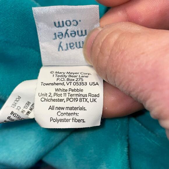 Mary Meyer Hand Puppet Pebblesaurus Plush Dinosaur Shower Gift Nursery Decor 11″ - Picture 10 of 11